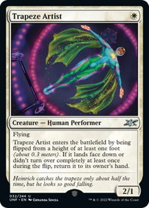 Trapeze Artist - Unfinity (UNF) #32 - Uncommon Magic: The Gathering Trading Card