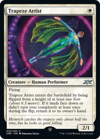 Trapeze Artist - Unfinity (UNF) #32 - Uncommon Magic: The Gathering Trading Card