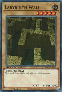 Labyrinth Wall - Speed Duel GX: Midterm Paradox (SGX2) #SGX2-END02 - Common / Short Print YuGiOh Trading Card
