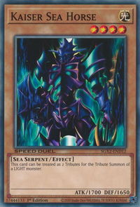 Kaiser Sea Horse - Speed Duel GX: Midterm Paradox (SGX2) #SGX2-END12 - Common / Short Print YuGiOh Trading Card