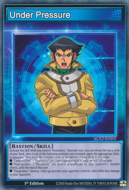Under Pressure trading card from Speed Duel GX: Midterm Paradox Under Pressure - Speed Duel GX: Midterm Paradox YuGiOh trading card