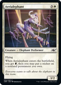 Aerialephant - Unfinity (UNF) #2 - Common Magic: The Gathering Trading Card
