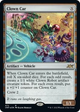 Clown Car (Galaxy Foil) - Unfinity Magic: The Gathering trading card