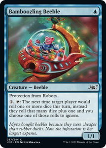 Bamboozling Beeble - Unfinity (UNF) #37 - Common Magic: The Gathering Trading Card