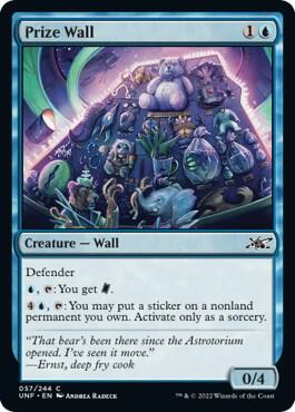 Prize Wall - Unfinity Magic: The Gathering trading card