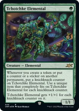 Tchotchke Elemental (Galaxy Foil) - Unfinity Magic: The Gathering trading card
