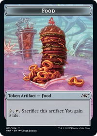 Food Token (011) - Unfinity (UNF) #11 - Token Magic: The Gathering Trading Card