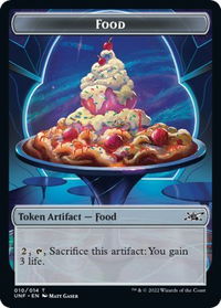 Food Token (010) - Unfinity (UNF) #10 - Token Magic: The Gathering Trading Card