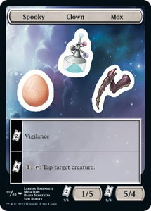Spooky Clown Mox - Unfinity (UNF) #10 - Token Magic: The Gathering Trading Card