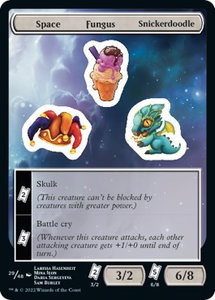 Space Fungus Snickerdoodle - Unfinity (UNF) #29 - Token Magic: The Gathering Trading Card
