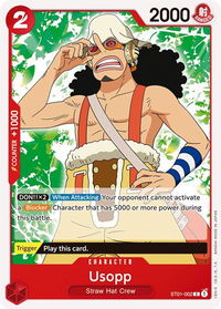 Usopp - Starter Deck 1: Straw Hat Crew (ST-01) #ST01-002 - Common One Piece Trading Card