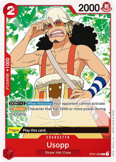 Usopp - Starter Deck 1: Straw Hat Crew One Piece trading card