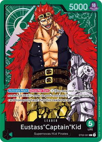 Eustass"Captain"Kid (001) - Starter Deck 2: Worst Generation (ST-02) #ST02-001 - Leader One Piece Trading Card