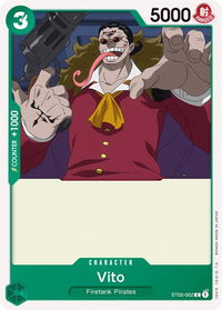 Vito - Starter Deck 2: Worst Generation (ST-02) #ST02-002 - Common One Piece Trading Card