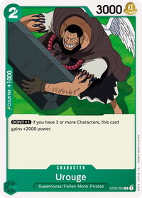 Urouge - Starter Deck 2: Worst Generation (ST-02) #ST02-003 - Common One Piece Trading Card