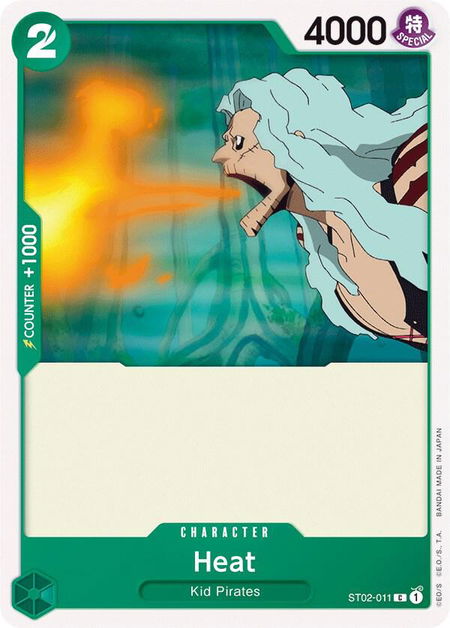 Heat - Starter Deck 2: Worst Generation One Piece trading card