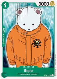 Bepo - Starter Deck 2: Worst Generation (ST-02) #ST02-012 - Common One Piece Trading Card