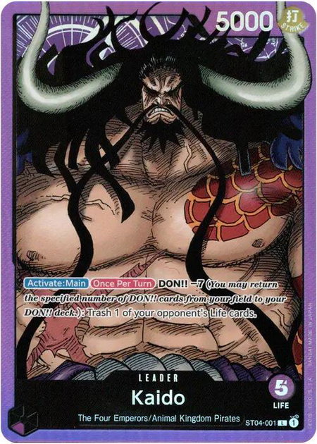 Kaido (001) - Starter Deck 4: Animal Kingdom Pirates One Piece trading card