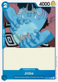 Jinbe - Starter Deck 3: The Seven Warlords of The Sea (ST-03) #ST03-006 - Common One Piece Trading Card