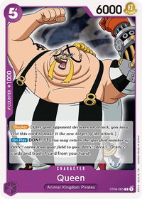 Queen - Starter Deck 4: Animal Kingdom Pirates (ST-04) #ST04-005 - Common One Piece Trading Card