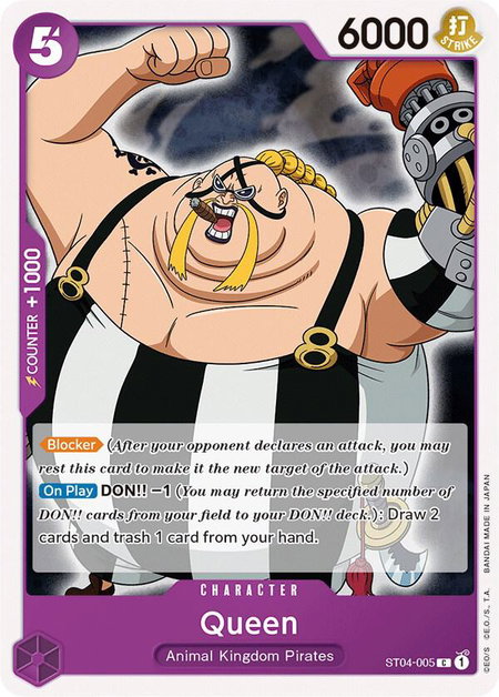 Queen - Starter Deck 4: Animal Kingdom Pirates One Piece trading card