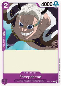 Sheepshead - Starter Deck 4: Animal Kingdom Pirates (ST-04) #ST04-007 - Common One Piece Trading Card