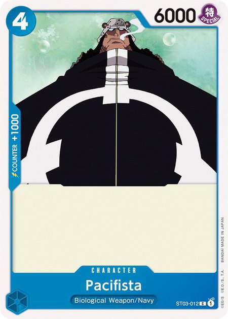 Pacifista - Starter Deck 3: The Seven Warlords of The Sea One Piece trading card