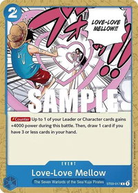 Love-Love Mellow - Starter Deck 3: The Seven Warlords of The Sea (ST-03) #ST03-017 - Common One Piece Trading Card