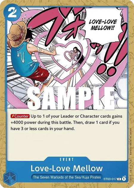 Love-Love Mellow - Starter Deck 3: The Seven Warlords of The Sea One Piece trading card
