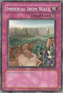 Imperial Iron Wall - Structure Deck: Zombie World (SDZW) #SDZW-EN032 - Common / Short Print YuGiOh Trading Card