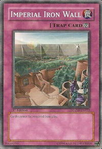 Imperial Iron Wall - Structure Deck: Zombie World (SDZW) #SDZW-EN032 - Common / Short Print YuGiOh Trading Card