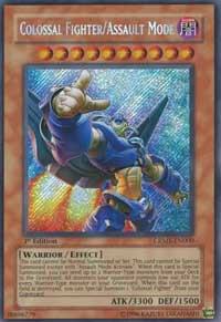 Colossal Fighter/Assault Mode trading card from Crimson Crisis Colossal Fighter/Assault Mode - Crimson Crisis YuGiOh trading card