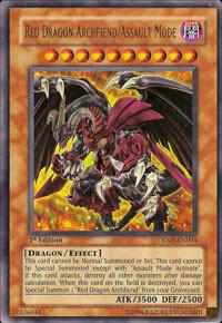 Red Dragon Archfiend/Assault Mode - Crimson Crisis YuGiOh trading card