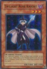 Twilight Rose Knight - Crimson Crisis (CRMS) #CRMS-EN011 - Super Rare YuGiOh Trading Card