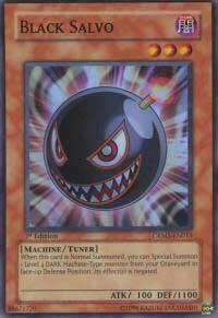 Black Salvo - Crimson Crisis (CRMS) #CRMS-EN015 - Super Rare YuGiOh Trading Card