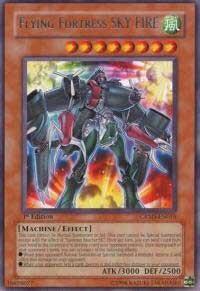 Flying Fortress SKY FIRE - Crimson Crisis (CRMS) #CRMS-EN016 - Rare YuGiOh Trading Card