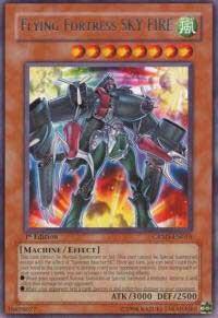 Flying Fortress SKY FIRE - Crimson Crisis YuGiOh trading card