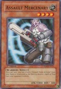 Assault Mercenary - Crimson Crisis (CRMS) #CRMS-EN023 - Common / Short Print YuGiOh Trading Card