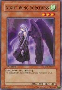 Night Wing Sorceress - Crimson Crisis (CRMS) #CRMS-EN025 - Common / Short Print YuGiOh Trading Card