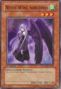 Night Wing Sorceress - Crimson Crisis YuGiOh trading card