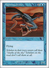 Fighting Drake - 7th Edition (7ED) #73 - Uncommon Magic: The Gathering Trading Card