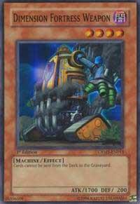 Dimension Fortress Weapon - Crimson Crisis YuGiOh trading card