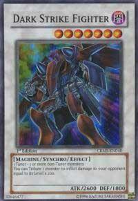 Dark Strike Fighter - Crimson Crisis (CRMS) #CRMS-EN040 - Super Rare YuGiOh Trading Card