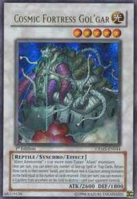 Cosmic Fortress Gol'Gar - Crimson Crisis (CRMS) #CRMS-EN044 - Ultra Rare YuGiOh Trading Card