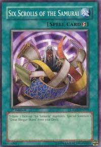 Six Scrolls of the Samurai trading card from Crimson Crisis Six Scrolls of the Samurai - Crimson Crisis YuGiOh trading card