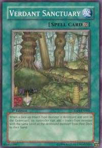 Verdant Sanctuary - Crimson Crisis YuGiOh trading card