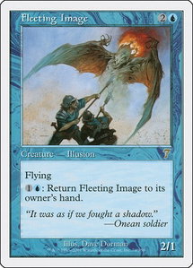 Fleeting Image - 7th Edition (7ED) #74 - Rare Magic: The Gathering Trading Card