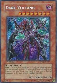 Dark Voltanis - Crimson Crisis (CRMS) #CRMS-EN081 - Secret Rare YuGiOh Trading Card