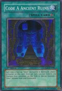 Code A Ancient Ruins - Crimson Crisis YuGiOh trading card