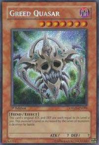 Greed Quasar - Crimson Crisis YuGiOh trading card
